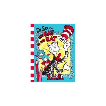 Dr Seuss The Cat In The Hat Deluxe Colouring Book