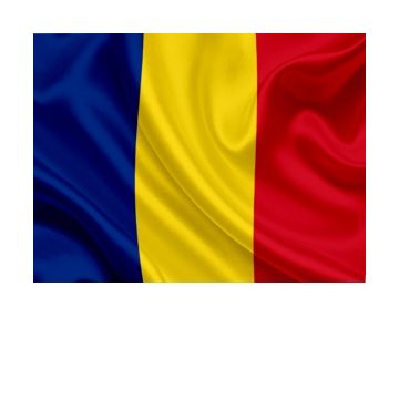 Steag Romania de exterior, dimensiuni 210 x 140 cm