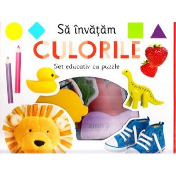 Sa invatam culorile (Set educativ cu puzzle)