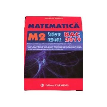 Bacalaureat 2019 - Matematica M2