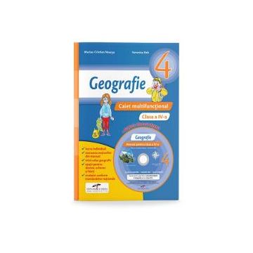 Geografie caiet + manual digital clasa a IV-a