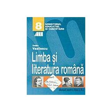 Limba si literatura romana manual pentru clasa a VIII-a