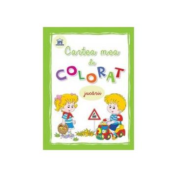 Cartea mea de colorat jucarii