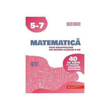 Matematica. 40 de teste pe modelul evaluarii nationale clasele V-VII