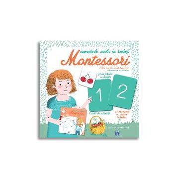Numerele mele in relief Montessori