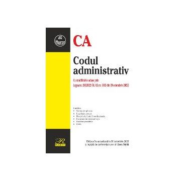 Codul administrativ 30 octombrie 2022