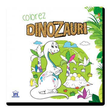 Colorez Dinozauri: Carte de colorat