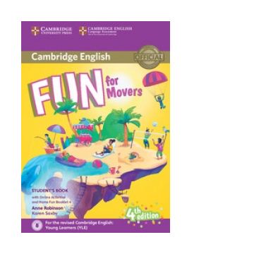 Fun for Movers Student s Book with Online Activities with Audio and Home Fun Booklet 4 (4th edition)