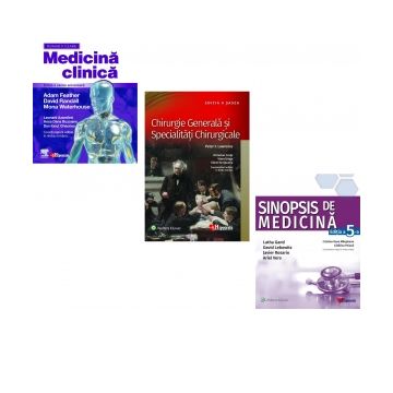 Set 3 Volume Rezidentiat: Kumar si Clark Medicina clinica, Chirurgie generala si specialitati chirurgicale, Sinopsis de medicina