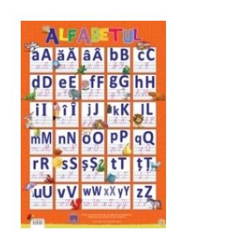 Plansa Alfabetul (50x70 cm)