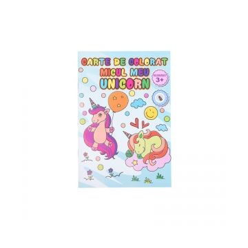 Carte de colorat Micul meu unicorn B5