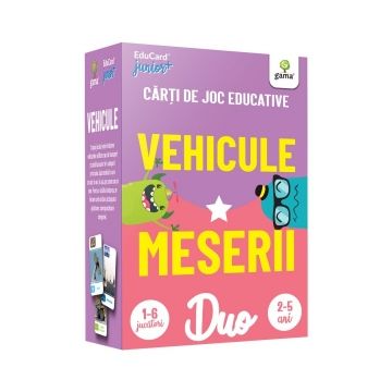 Vehicule - Meserii. Carti de joc educative
