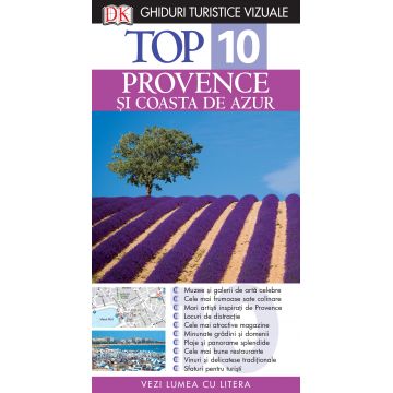 Top 10. Provence și Coasta de Azur. Ghiduri turistice vizuale