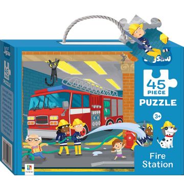 Junior Jigsaw 45 Piece Puzzle. Fire Station