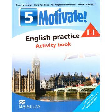 Motivate! English practice. Activity book. L 1. Lectia de engleza (clasa a V-a)