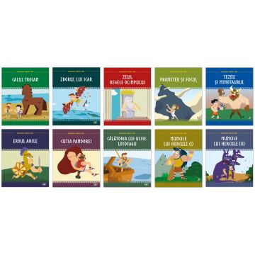 Pachet Mitologia pentru copii - primele 10 volume