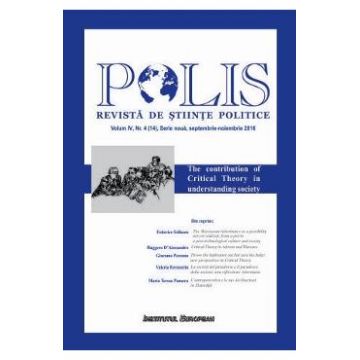 Polis vol.4 nr.4(14) Serie noua Septembrie-noiembrie 2016 Revista de Stiinte Politice