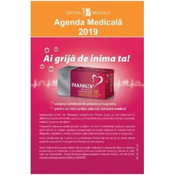 Agenda medicala 2019 - Cristina Daniela Marineci, Cornel Chirita